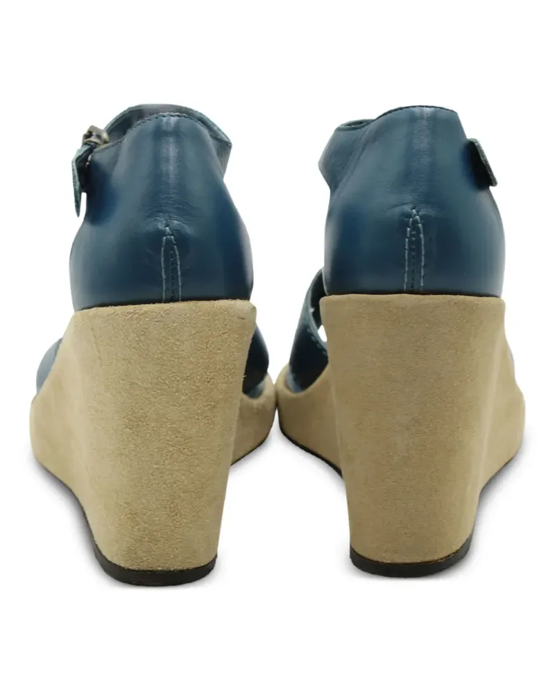 A.P.C. Sandalen mit überkreuzten Riemen - Blau Blau