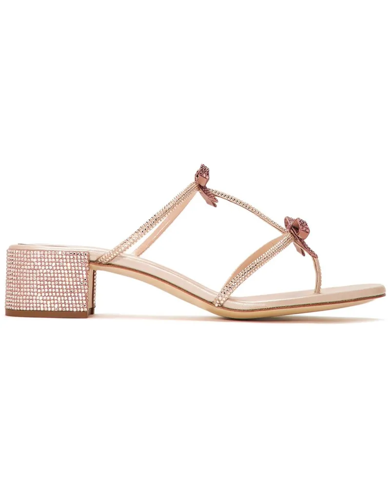 René Caovilla Caterina Sandalen 40mm - Rosa Rosa