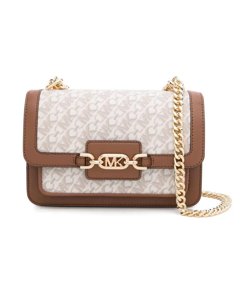Michael Kors Große Heather Schultertasche - Nude Nude
