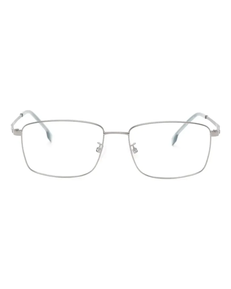 HUGO BOSS rectangle-frame glasses - Silber Silber