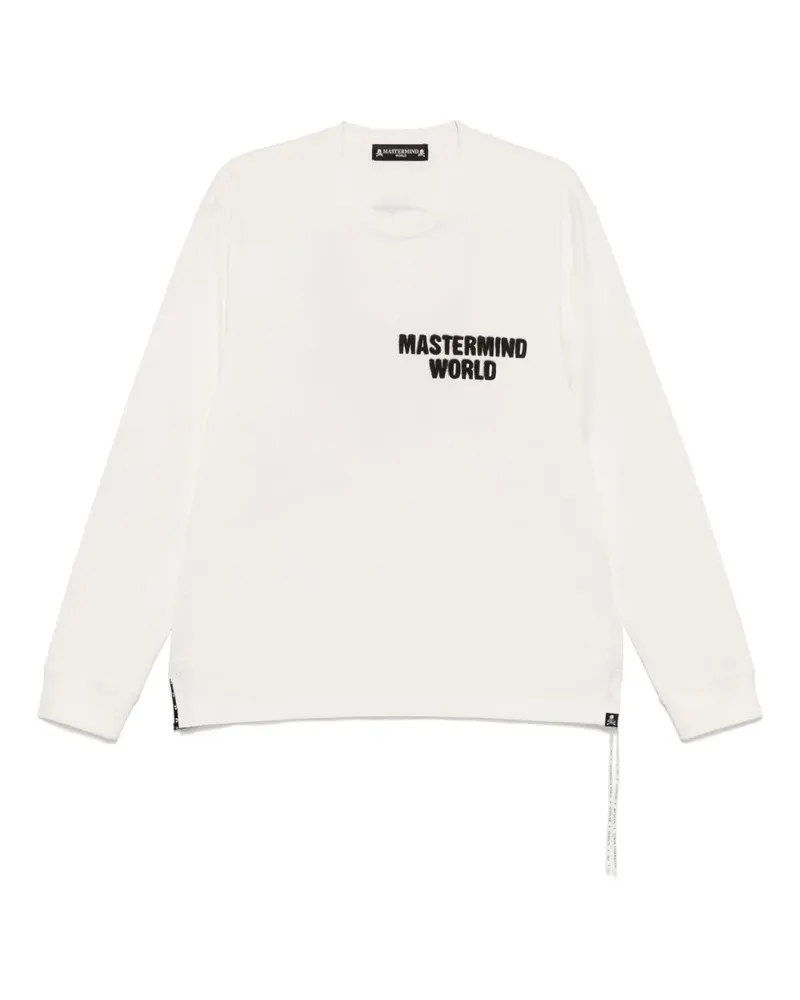 Mastermind World T-Shirt mit Logo-Print - Weiß Weiß