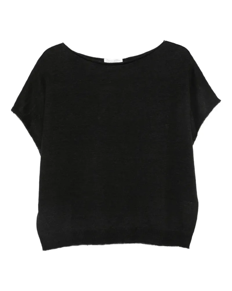 Roberto Collina scoop-neck T-shirt - Schwarz Schwarz
