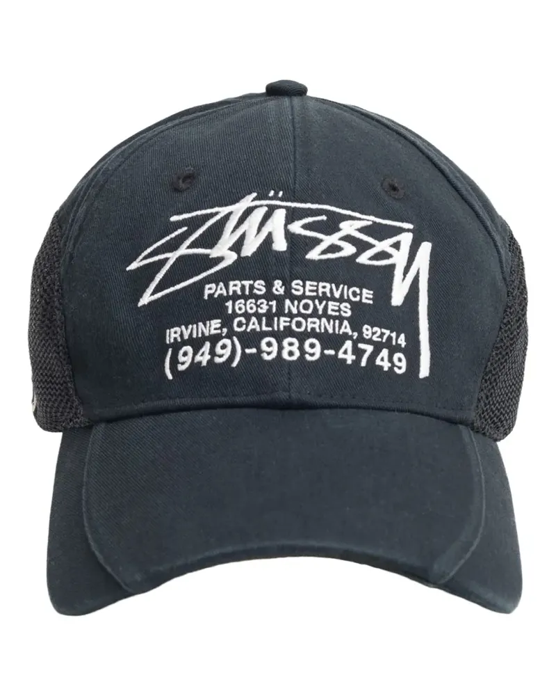 Stüssy Parts & Service mesh baseball cap - Schwarz Schwarz