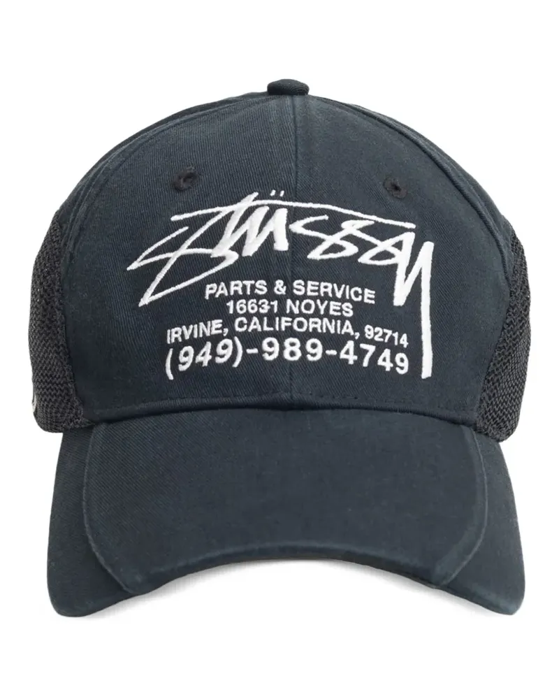 Stüssy Parts & Service mesh baseball cap - Schwarz Schwarz