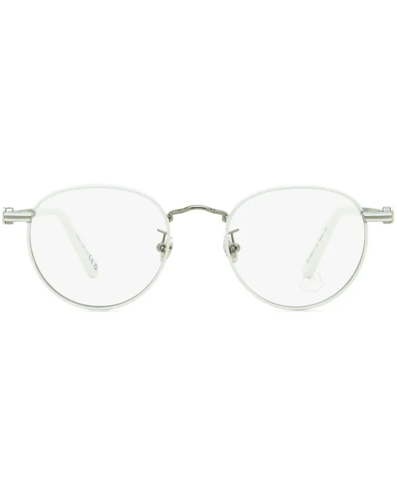 Moncler ML5204H Brille mit ovalem Gestell - Silber Silber