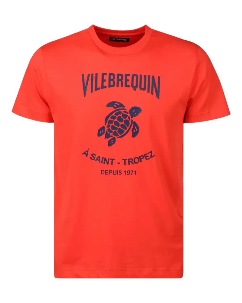 Vilebrequin T-Shirt mit grafischem Print - Rot Rot