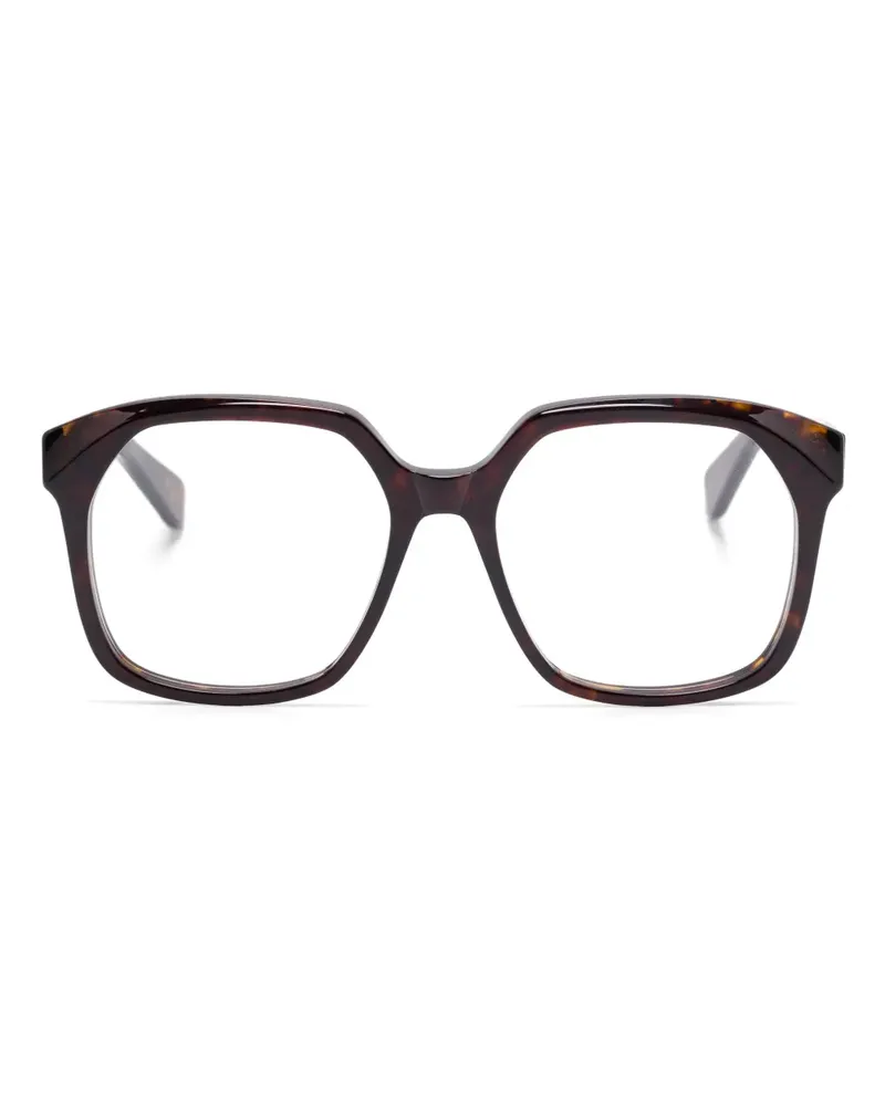 Chloé Brille mit eckigem Gestell - Schwarz Schwarz