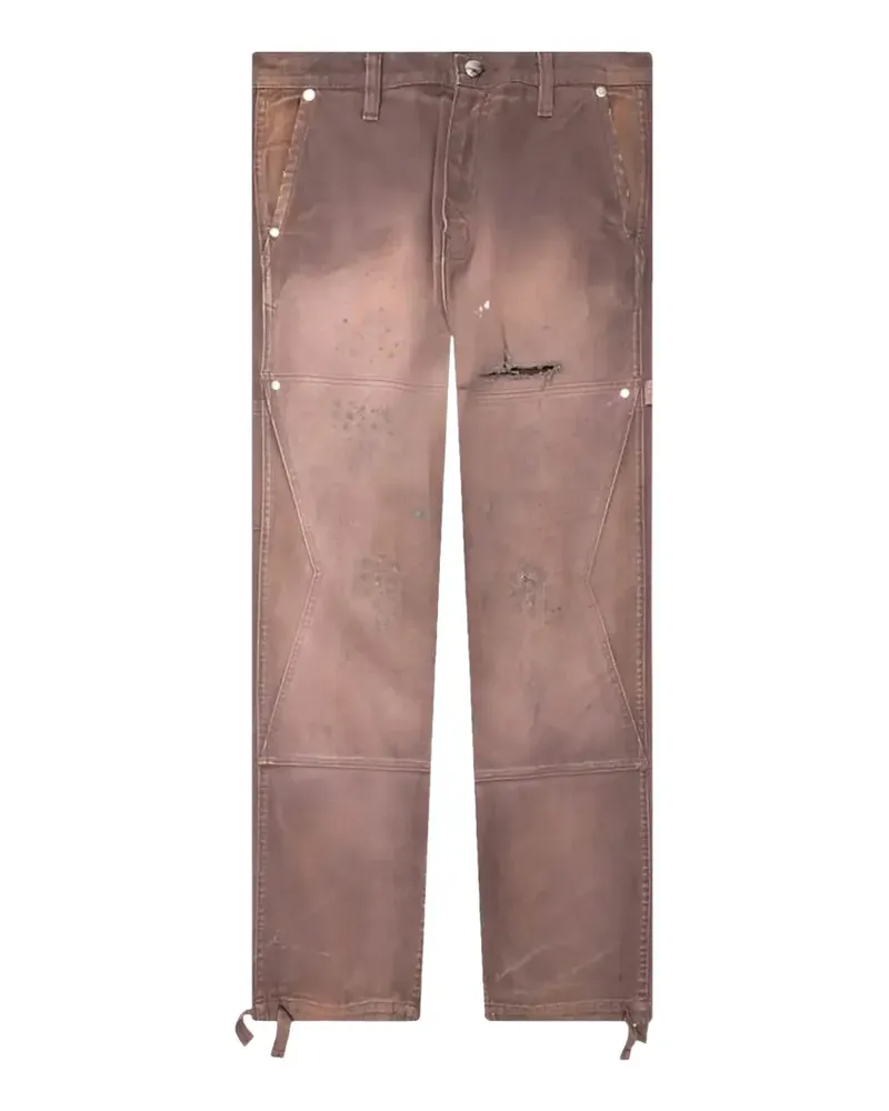 RHUDE Reza Jeans im Layering-Look - Braun Braun