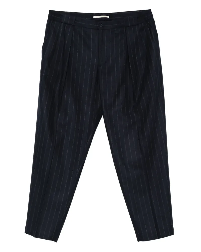 Briglia 1949 Bundfaltenhose mit Nadelstreifen - Blau Blau
