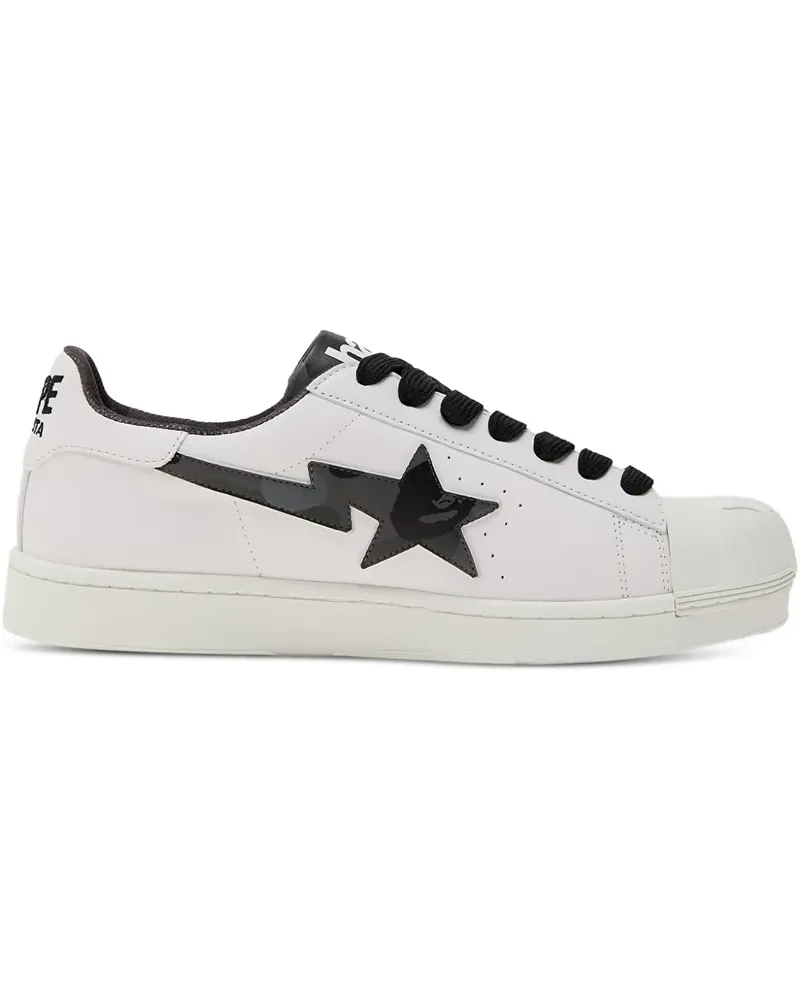 BAPE Sneakers mit Sternen - Weiß Weiß