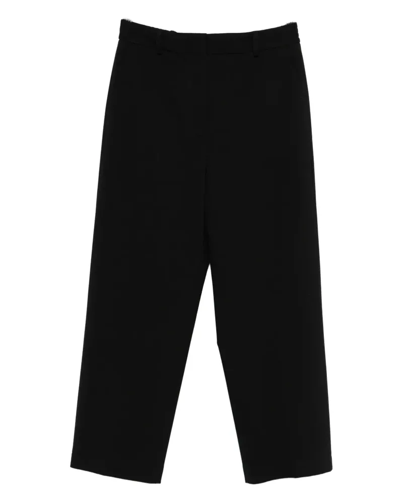 Liviana Conti concealed fastening trousers - Schwarz Schwarz