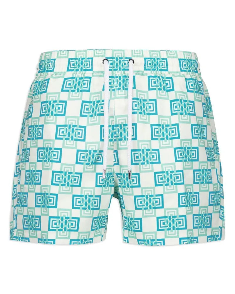Frescobol Carioca Angra Clube Badeshorts - Blau Blau