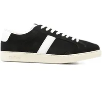 stripe-detail sneakers - Schwarz