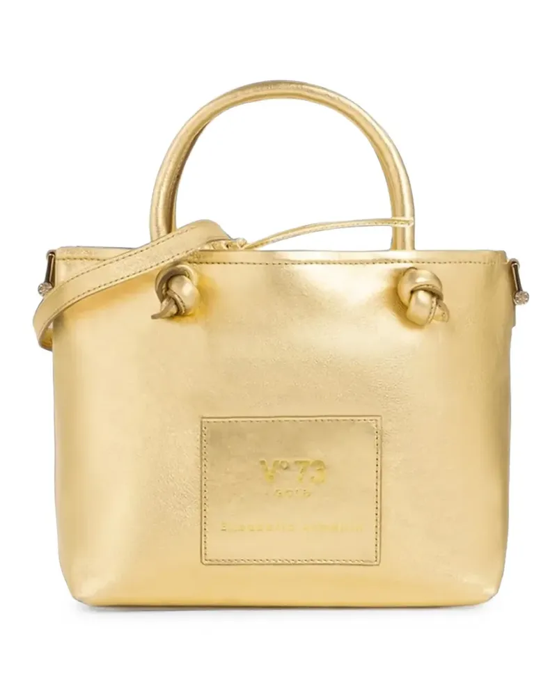 V°73 Elly Schultertasche im Metallic-Look - Gold Gold