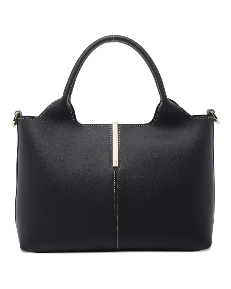 TOD'S removable-strap leather tote bag - Schwarz Schwarz