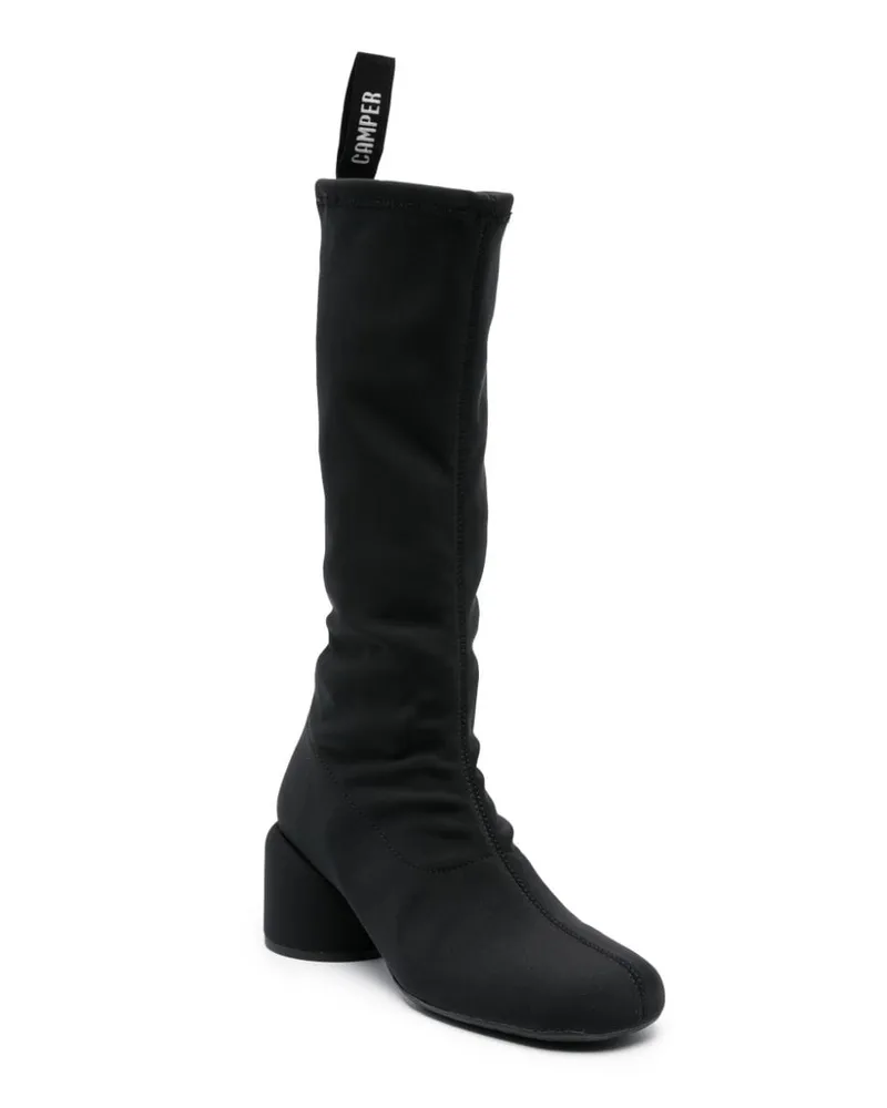 Camper Halbhohe Niki Stiefel 65mm - Schwarz Schwarz