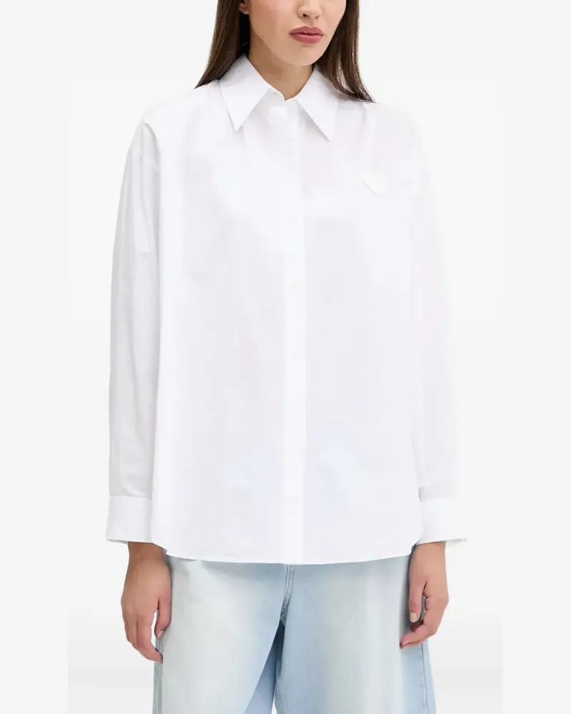 HUGO BOSS Happy  Hemd mit Print - Weiß Weiß