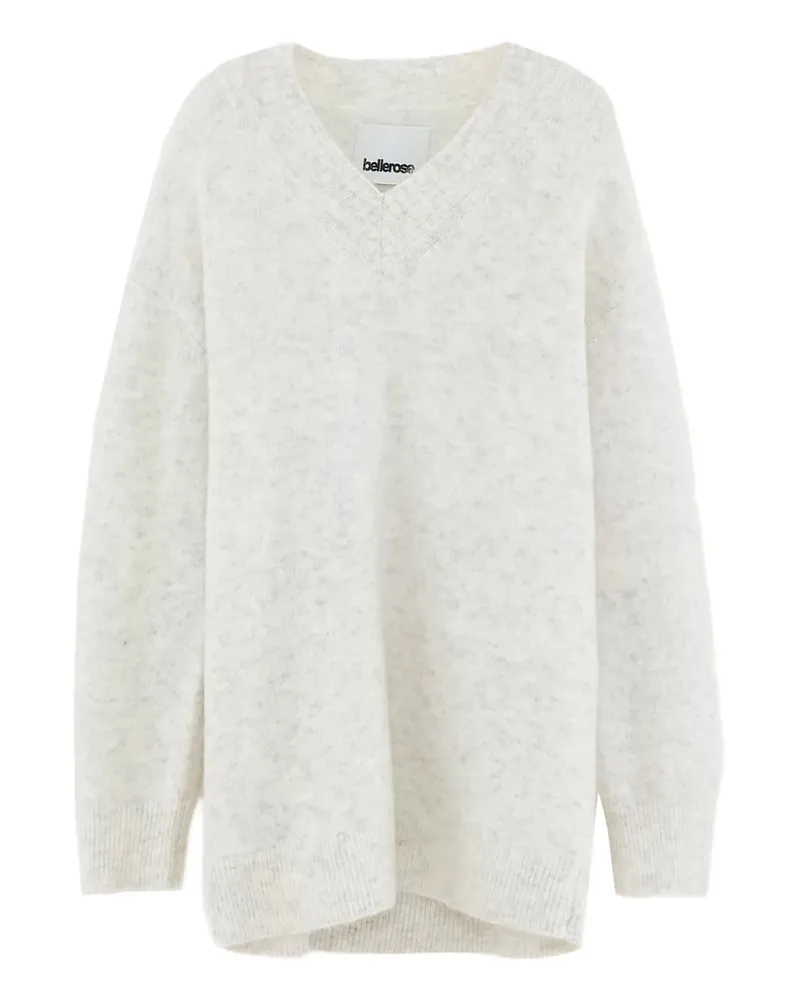 Bellerose Auris V-neck sweater - Nude Nude