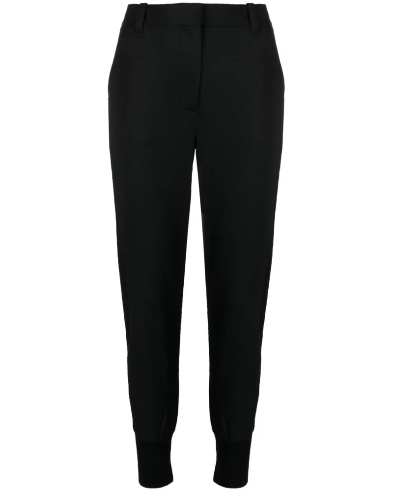 3.1 phillip lim Halbhohe Tapered-Hose - Schwarz Schwarz