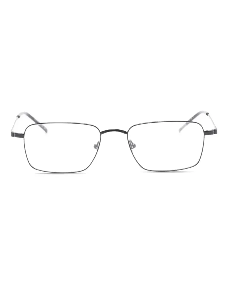Saint Laurent rectangle-frame glasses - Schwarz Schwarz
