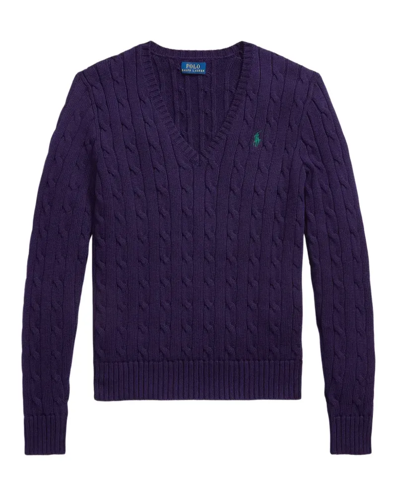 Ralph Lauren Pullover mit V-Ausschnitt - Violett Violett