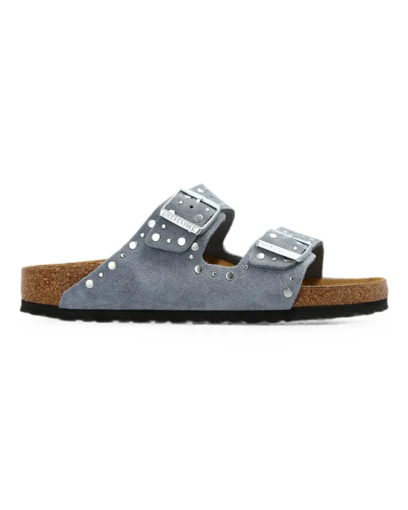 Birkenstock Arizona Wildledersandalen mit Nietendetail - Blau Blau