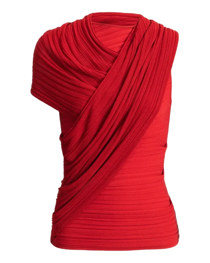 Balmain Asymmetrisches Top - Rot Rot