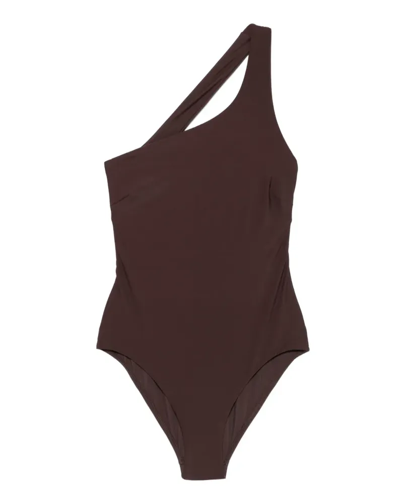 BONDI BORN Colette one-shoulder swimsuit - Braun Braun