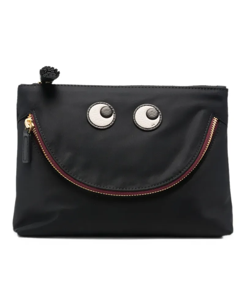 Anya Hindmarch Eyes zip-around clutch bag - Schwarz Schwarz