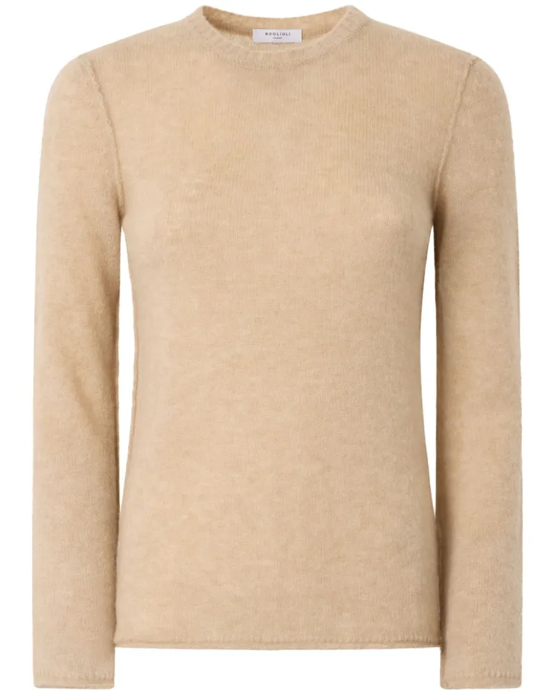 Boglioli Pullover mit meliertem Effekt - Nude Nude