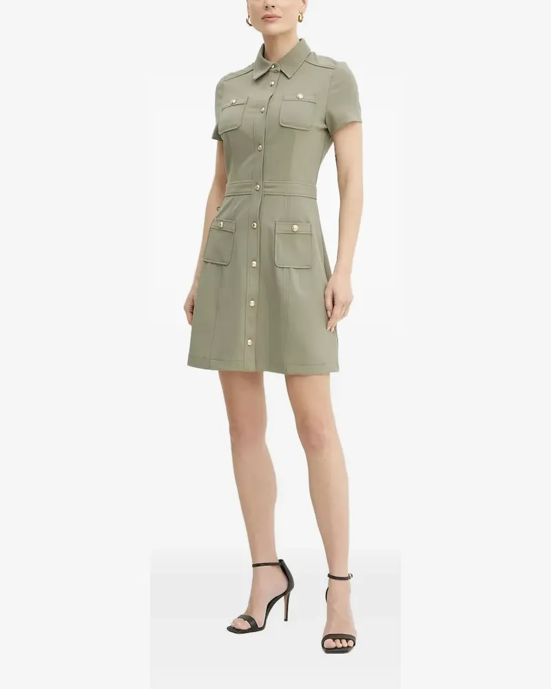 Guess Kleid mit Knopfverschluss - Grün Grün
