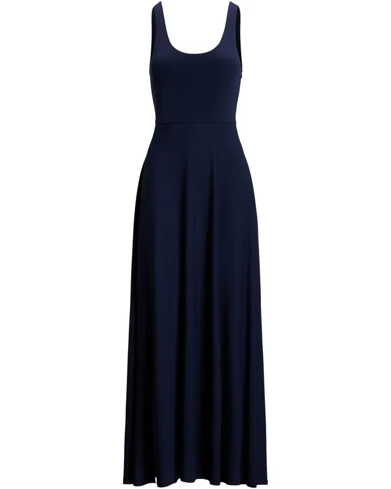 Ralph Lauren Kleid mit U-Ausschnitt - Blau Blau