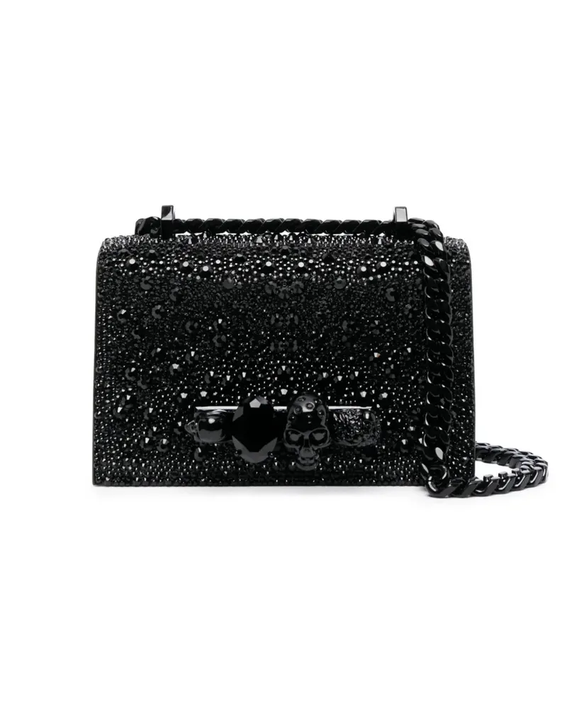 Alexander McQueen Mini Umhängetasche - Schwarz Schwarz