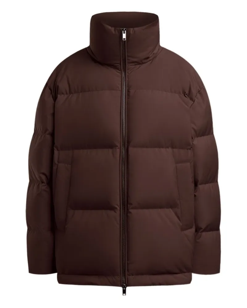 12 STOREEZ Gesteppte Jacke - Braun Braun