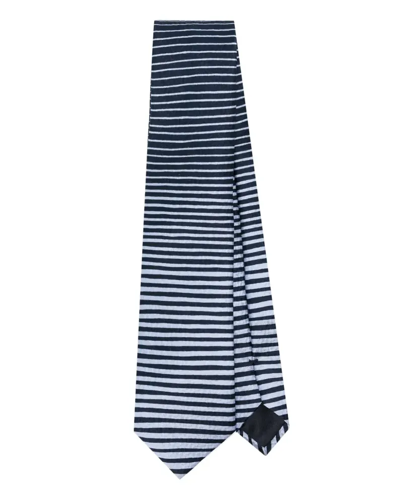 Giorgio Armani Krawatte aus Seide - Blau Blau