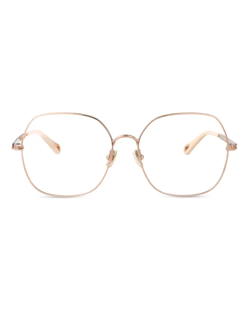 Chloé Brille mit eckigem Gestell - Gold Gold