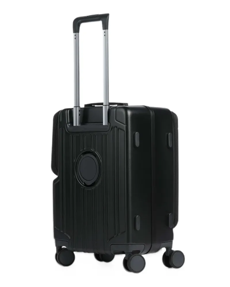 Piquadro ridged suitcase - Schwarz Schwarz