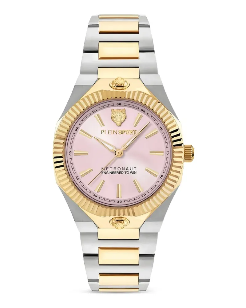 Philipp Plein Achteckige Armbanduhr 36mm - Rosa Rosa