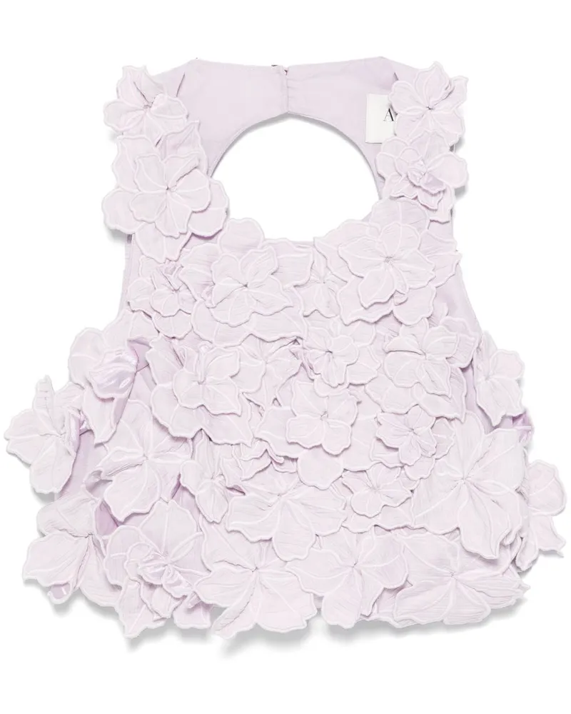 Aje. Splendor Cropped-Top - Violett Violett