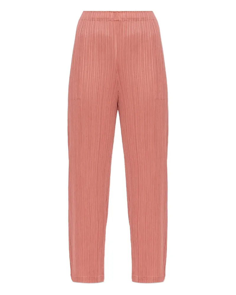 Issey Miyake pleated seam-pocket trousers - Rosa Rosa
