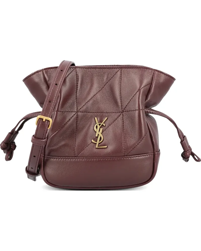 Saint Laurent mini Jamie logo-detail quilted leather shoulder bag - Rot Rot