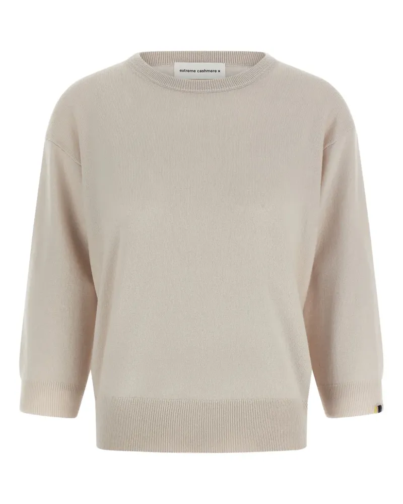 extreme cashmere Kaschmirpullover mit Rundhalsausschnitt - Nude Nude