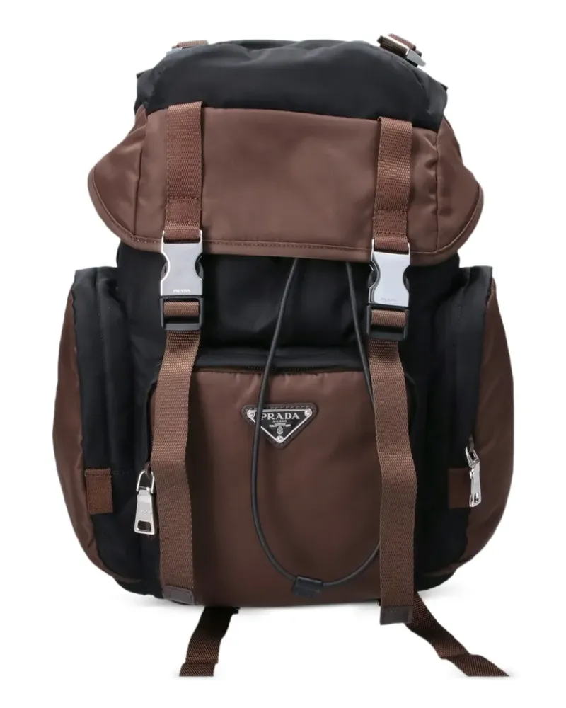 Prada Rucksack aus Re-Nylon - Schwarz Schwarz
