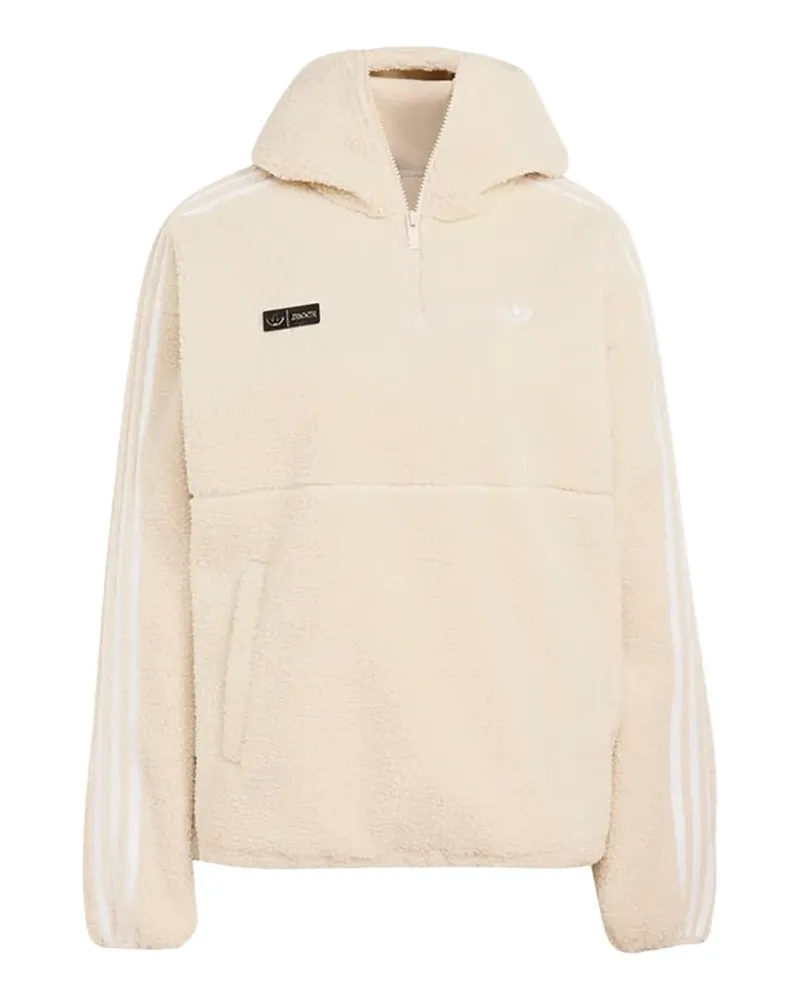 adidas x Jennie Adiluna Season 2 Hoodie mit Fleece-Struktur - Nude Nude