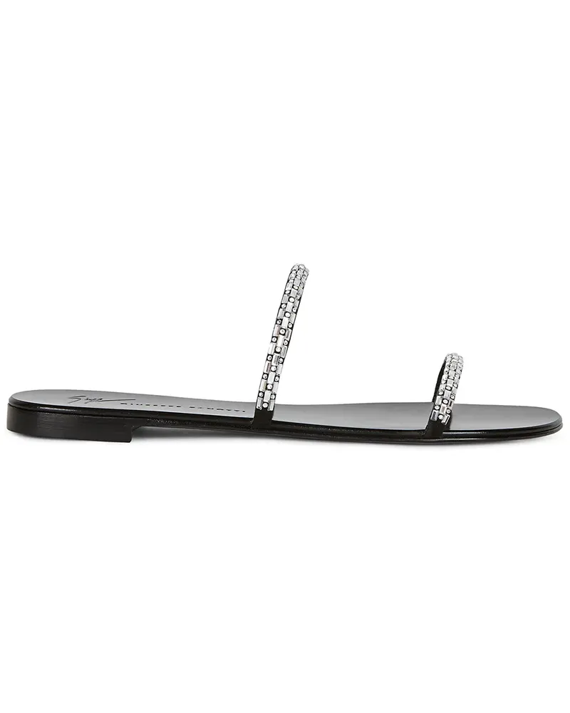 Giuseppe Zanotti Verzierte Sandalen - Schwarz Schwarz