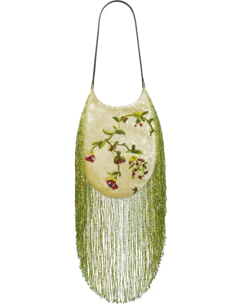 Tory Burch small embellished shoulder bag - Nude Nude