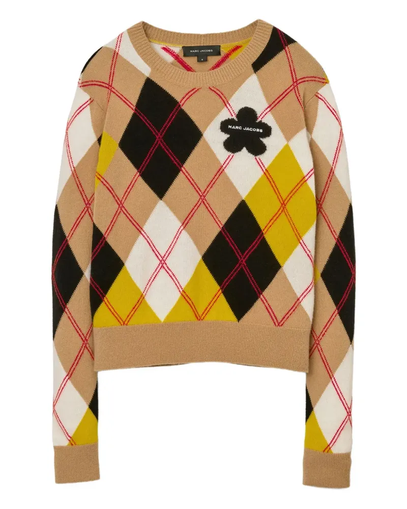 Marc Jacobs Pullover mit Blumendetail - Braun Braun