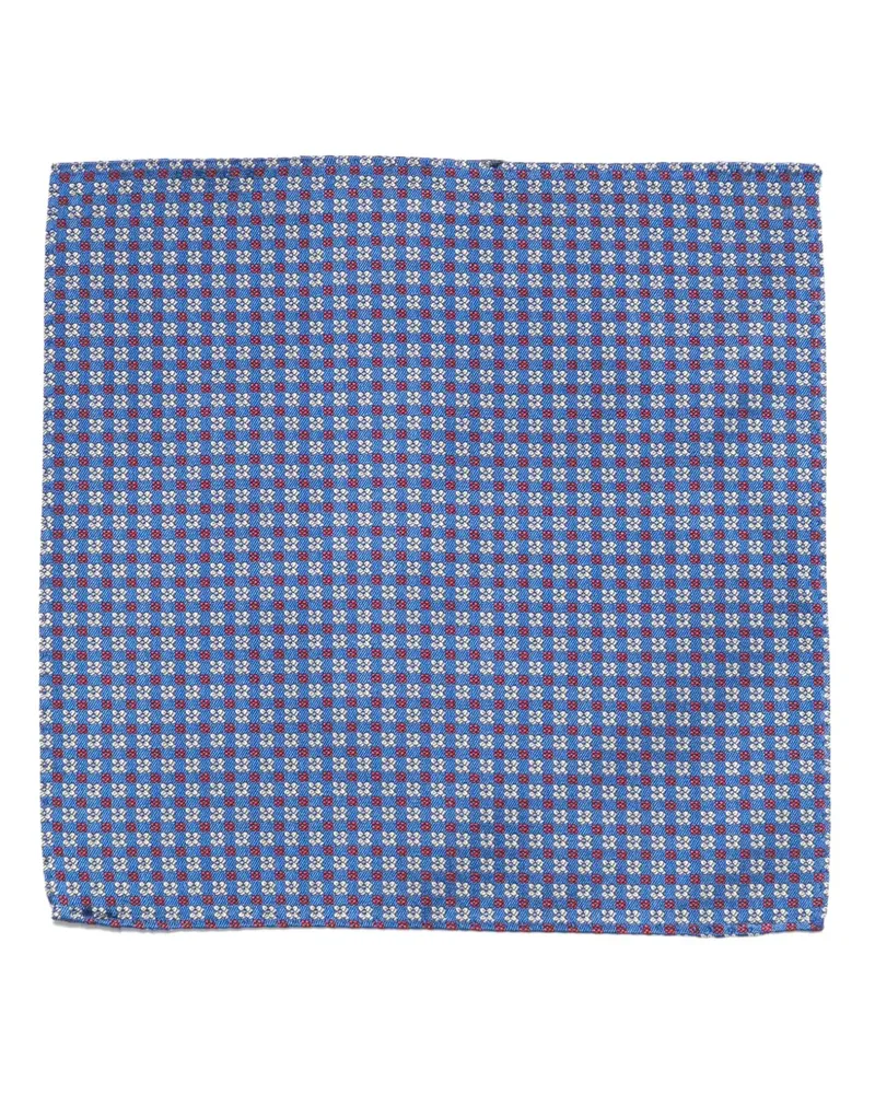 Dsquared2 Einstecktuch aus Seide - Blau Blau