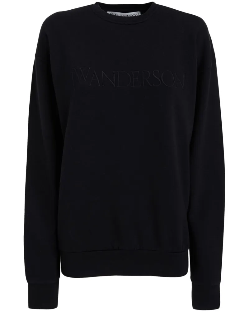 J.W.Anderson Sweatshirt mit Logo-Stickerei - Schwarz Schwarz