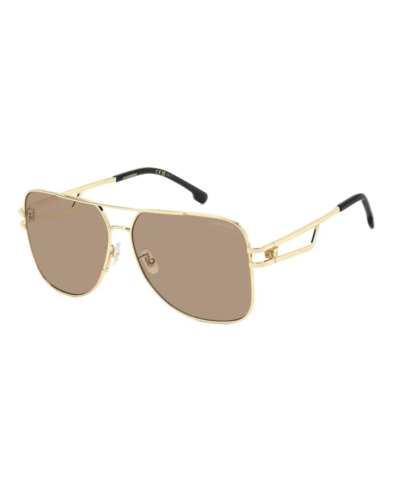 Carrera pilot-frame cutout-arm sunglasses - Gold Gold